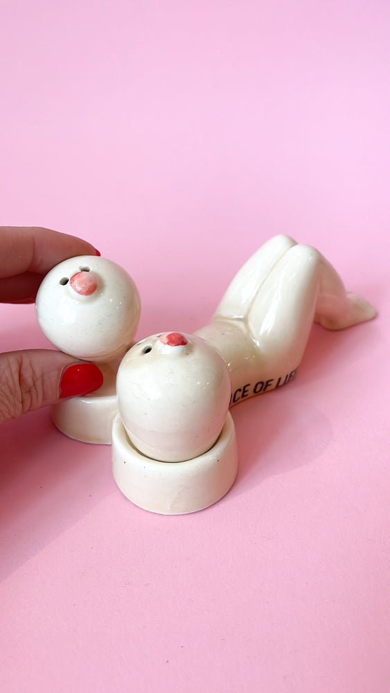 Vintage Nude Lady Salt & Pepper