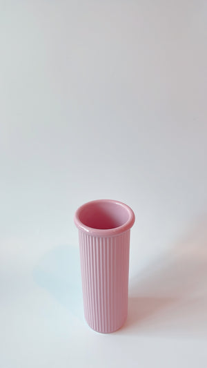 Vintage Dansk Ceramic Cylinder Vase