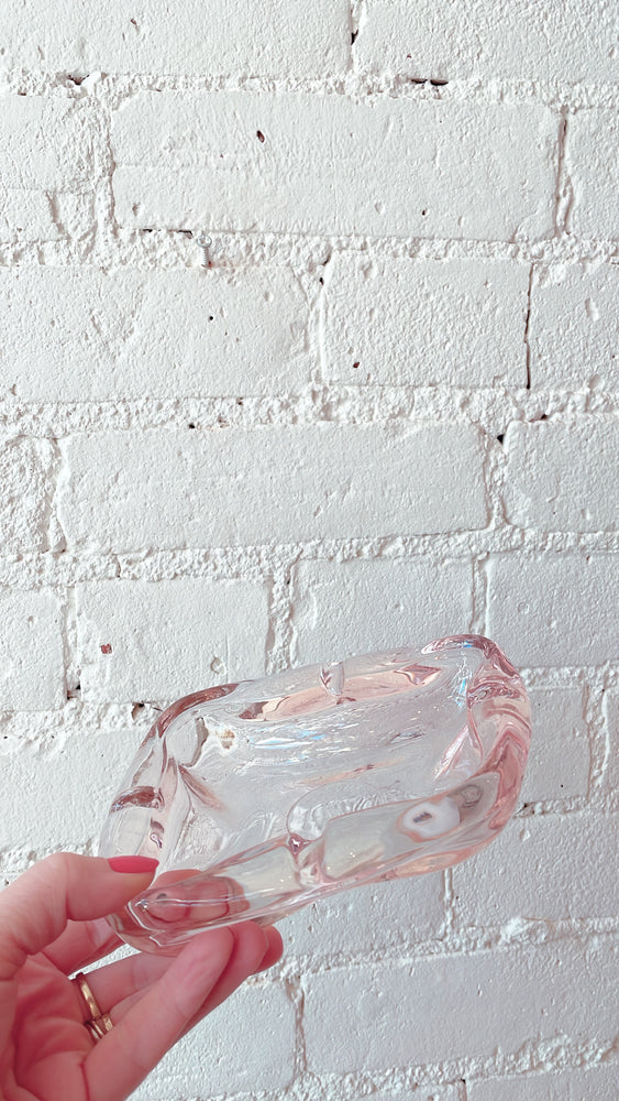 Vintage Glass Ashtray