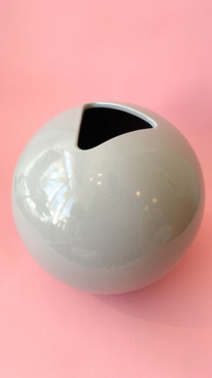 Vintage Ceramic Sphere Vase