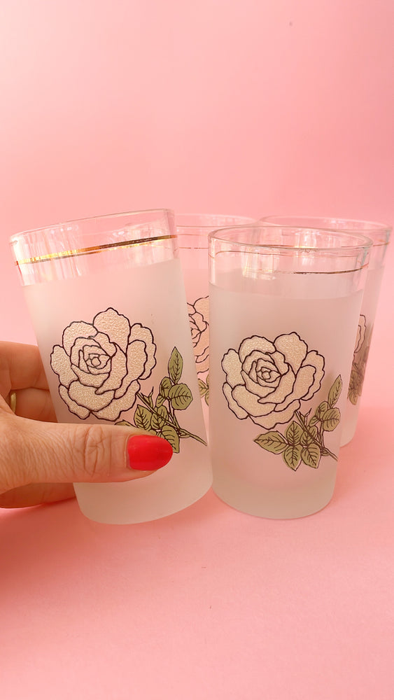 Vintage Rose Glasses