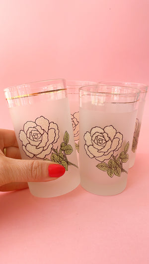 Vintage Rose Glasses