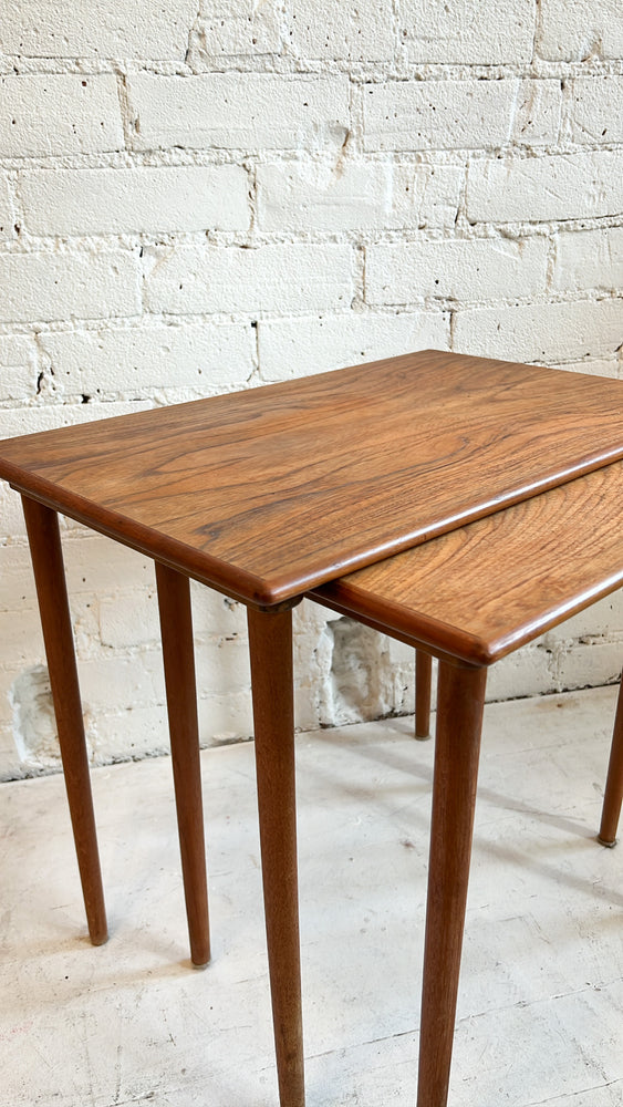 Vintage Teak Nesting Tables (Set of 2)