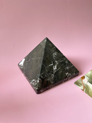 Vintage Onyx & Marble Pyramids