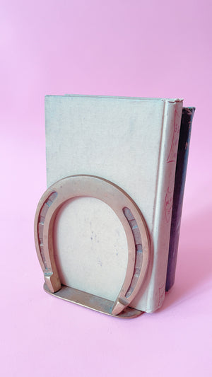 Vintage Brass Horseshoe Bookends