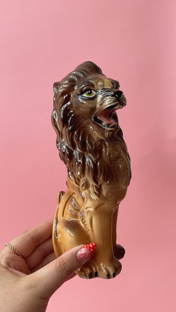 Vintage Porcelain Lion