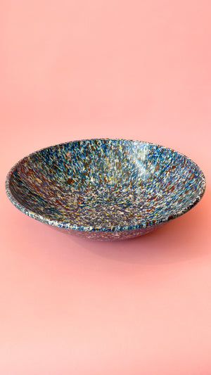 Vintage Mel Mac Confetti Bowl