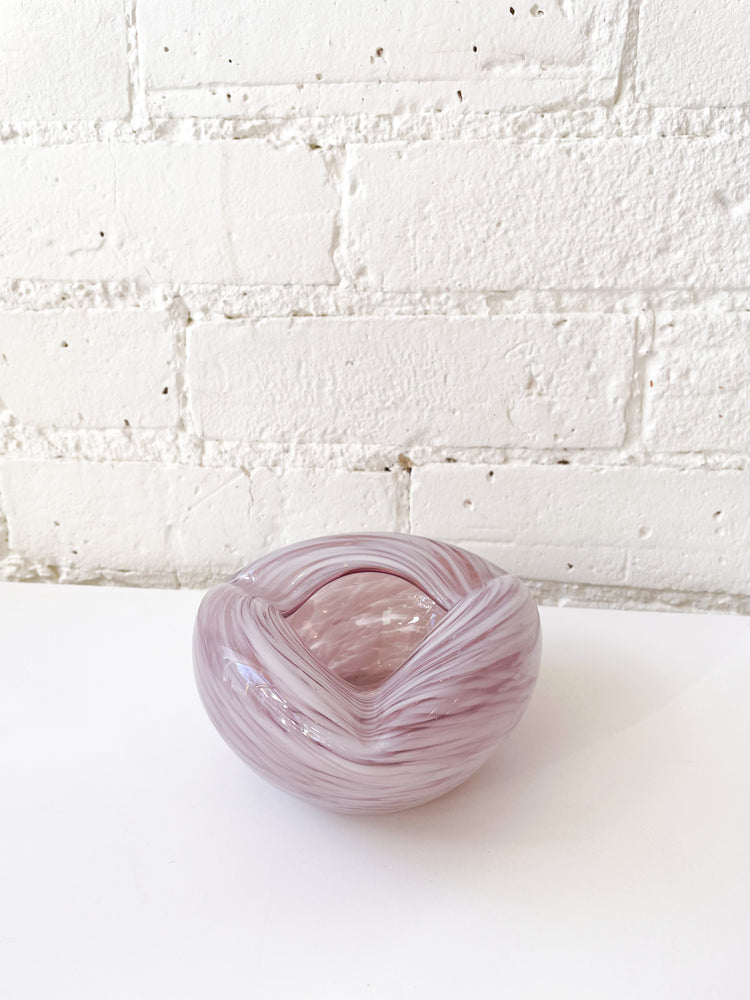 Vintage Art Glass Ashtray