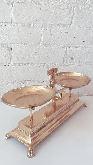 Vintage Brass Scale