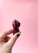 Vintage Hand Carved Mini Wooden 'Good Luck' Figa  Fist
