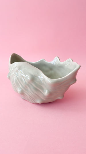 Vintage Fawnaflora Conch Shell Planter