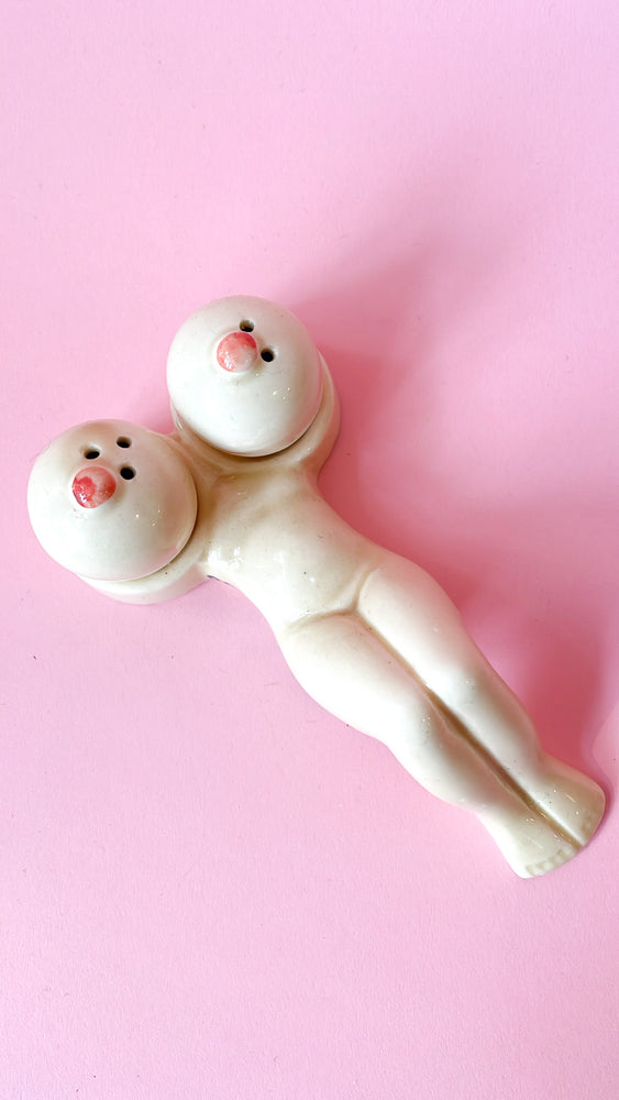 Vintage Nude Lady Salt & Pepper