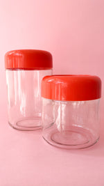 Vintage 1970's Heller Glass Canister Set