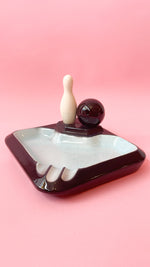 Vintage Ceramic Bowling Ashtray