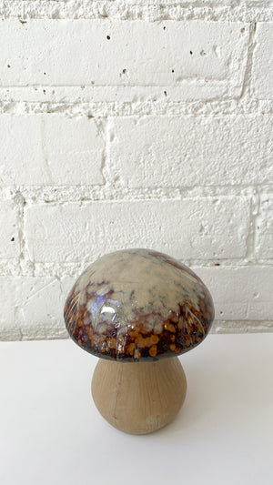 Large Vintage Ceramic Mushroom