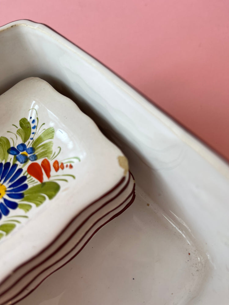 Vintage Ceramic Ashtrays and Cigarette Holder