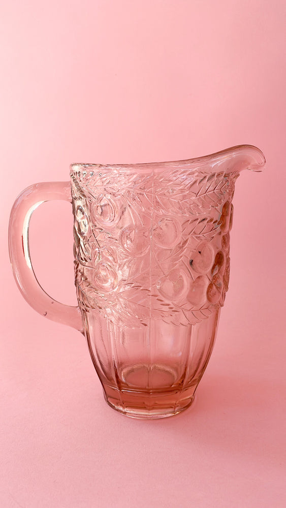 Vintage LG Wright Glass Pitcher