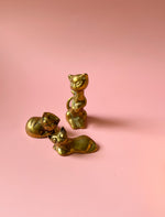 Tiny Brass Cats (Set of 3)