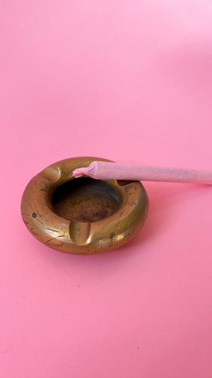 Brass Donut Ashtray