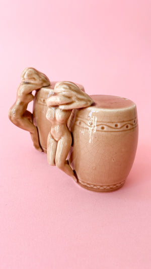 Vintage Nude Lady Salt & Pepper