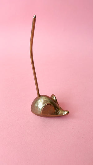 Vintage Brass Mouse