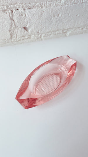 Vintage Depression Glass Ashtray