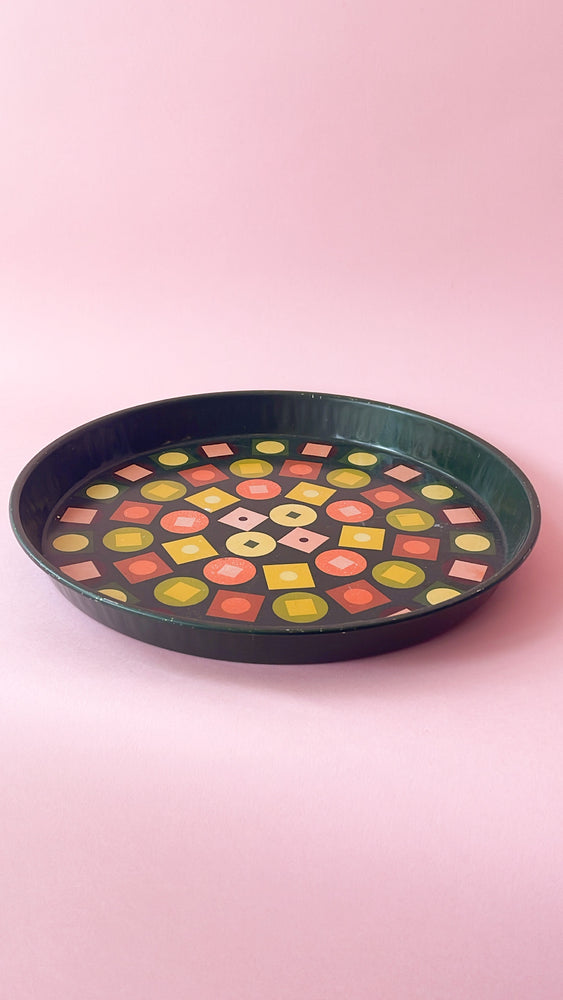 Vintage Groovy Tray