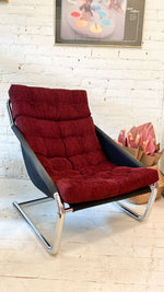 Vintage 1970's Roche Bobois Tubular Sling Chair