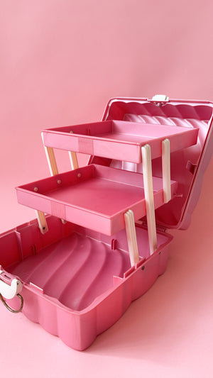 Vintage 80's Sassaby Make Up Case