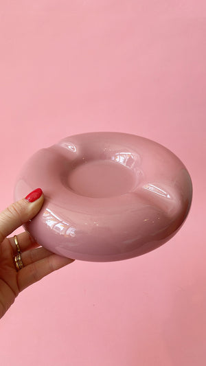 Vintage Ceramic Donut Ashtray