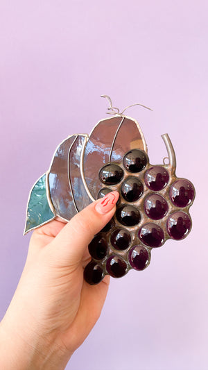 Vintage Stained Glass Fruit