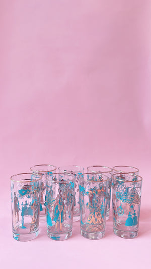 Vintage Dominion Glassware Tumblers in Original Box