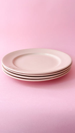 Vintage 1950's Grindley Peach Petal Dinner Plates