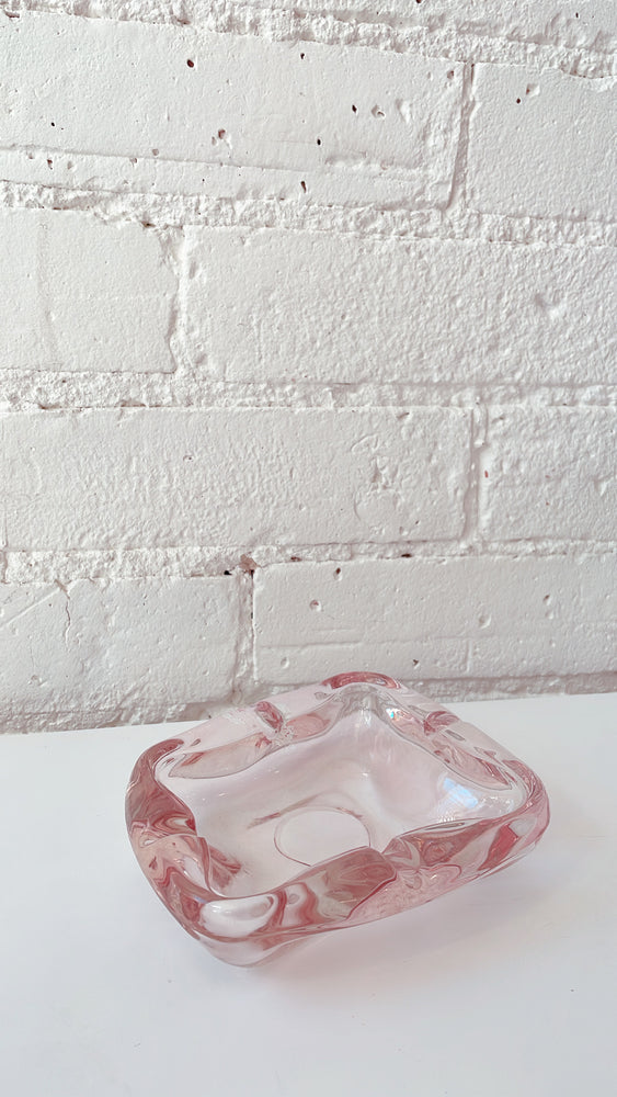 Vintage Glass Ashtray