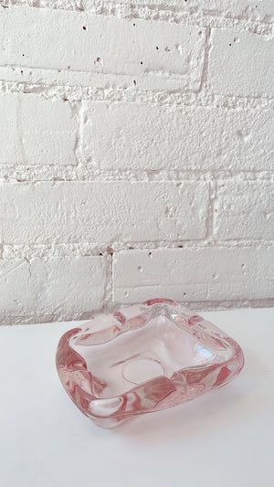 Vintage Glass Ashtray