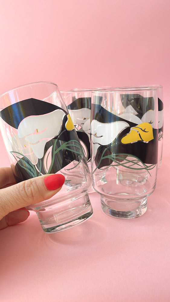 Vintage 1980's Lilly Highball Glasses