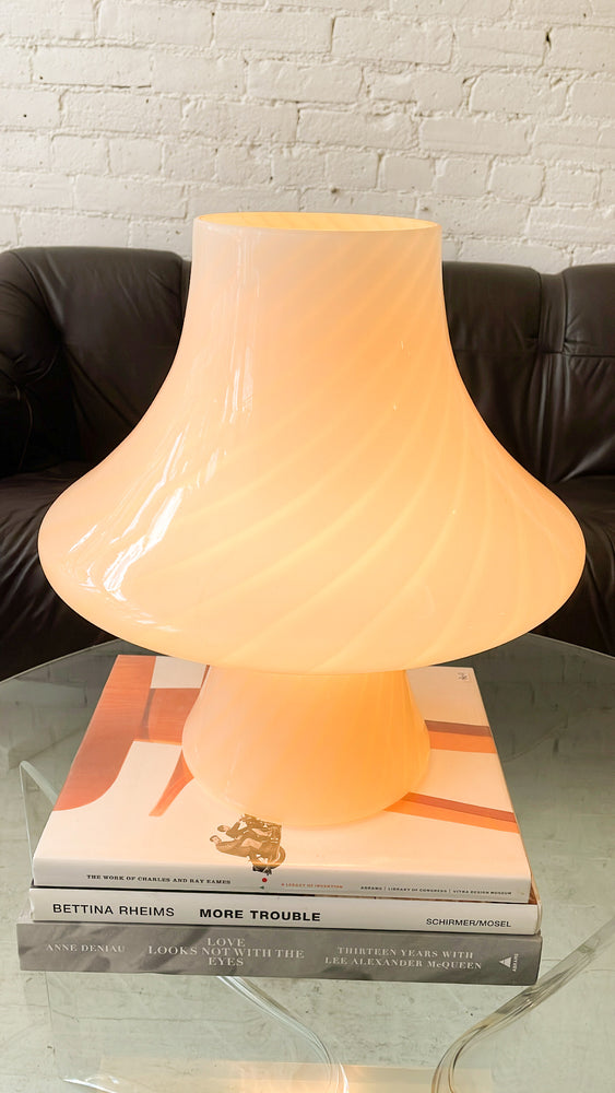 Vintage Large Murano Mushroom Lamp