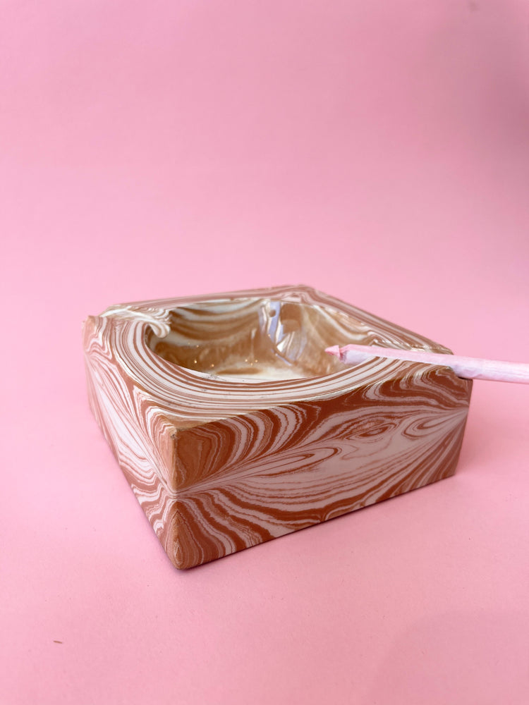 Vintage Nora Fenton Swirl Ashtray