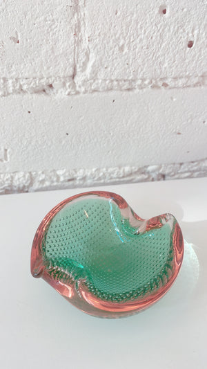 Vintage Glass Ashtray