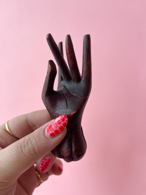 Vintage Wooden Hand