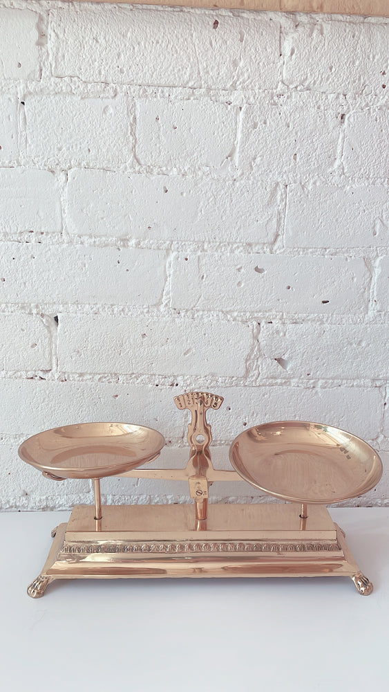 Vintage Brass Scale