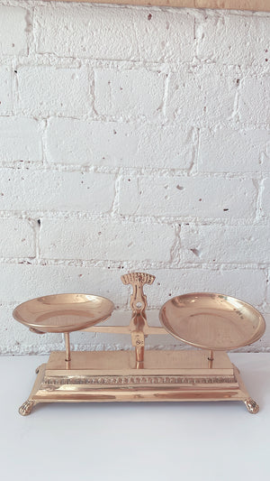 Vintage Brass Scale