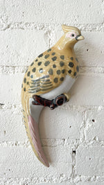 Vintage Ceramic Pheasant Wall Pocket