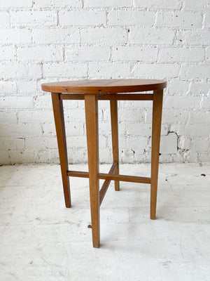 Vintage Mid Century Teak Folding Side Table