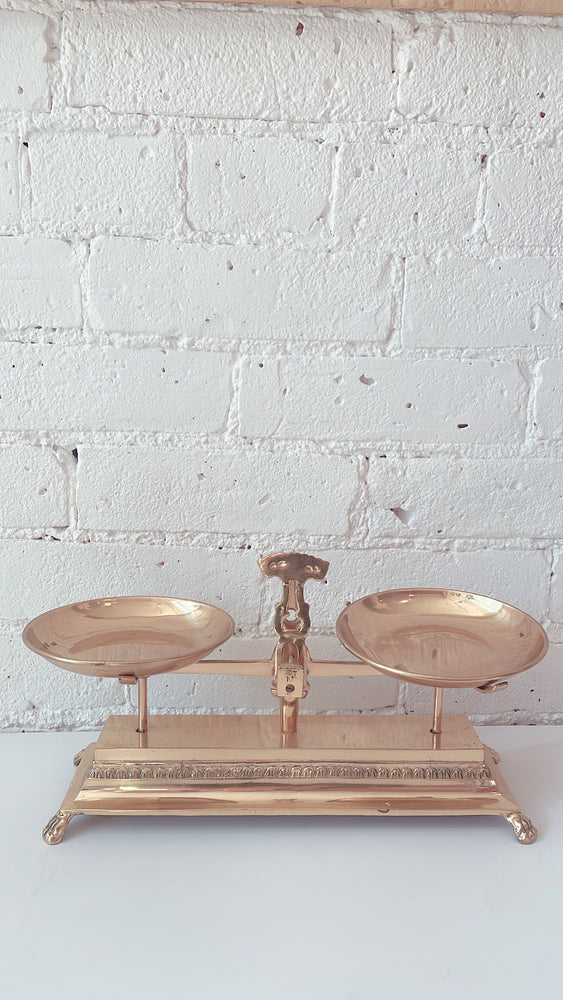 Vintage Brass Scale