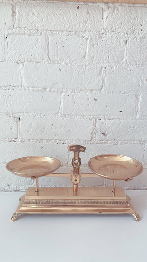 Vintage Brass Scale