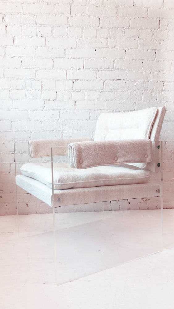 Vintage Lucite Arm Chair