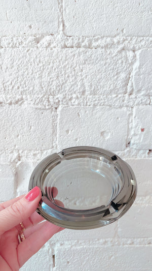 Vintage Art Deco Glass Ashtray