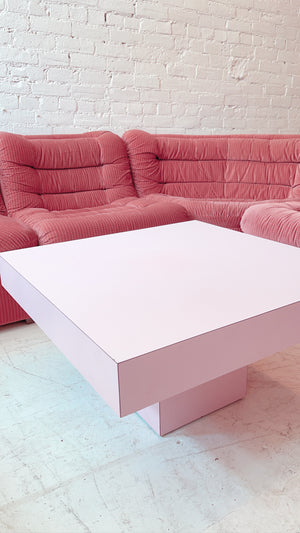 Vintage 1970’s Pink Modular Sectional