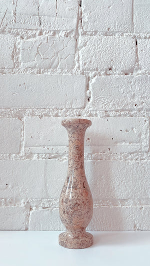 Vintage Stone Bud Vase